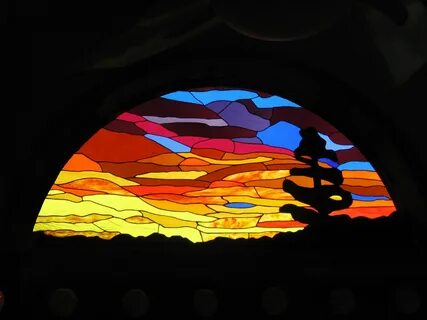 Best 12 stained glass window panelFOREVER SUNSET 6 - SkillOf