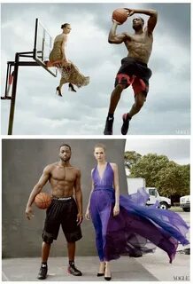 Dwyane Wade goes shirtless in Vogue Magazine Basketball phot