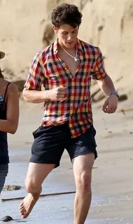 Barefoot Males: Nick Jonas