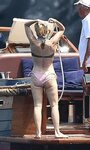 Gillian Anderson In Bikini At Portofino Italy - Celebzz - Ce