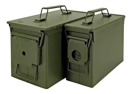 2 in 1 Military Style Ammo Boxes