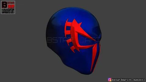 spider man 2099 mask -spider man helmet - marvel comics 3d p