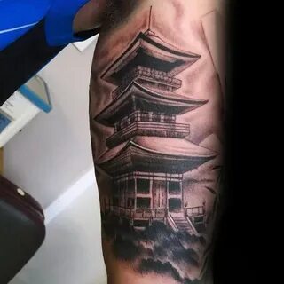 50 Japanese Temple Tattoo Designs For Men - Buddhist Ink Ide