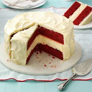 Cheesecake Layered Red Velvet Cake Recipe Cheesecake recipes