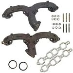 Rams Horn Exhaust Max 83% OFF Manifold Kit SBC C10 Fits 1969