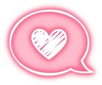 kawaii heart png - Aesthetic Cute Pink - Neon Png #5214935 -