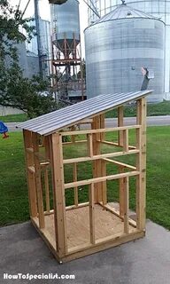 5x5 Deer Blind - DIY Project HowToSpecialist - How to Build,