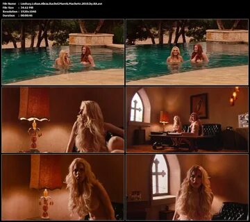 Lindsay Lohan & Alicia Rachel Marek in "Machete" (2010) BR 1