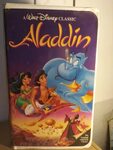 Disney Aladdin Rare VHS Black Diamond 1662 Vintage Etsy