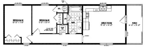 14x40 House Floor Plans plougonver.com