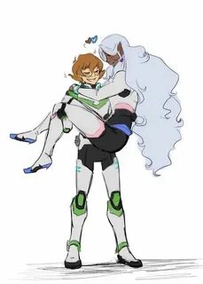 Voltron ✰ Legendary Defender #Cartoon Pidge and Allura Voltr