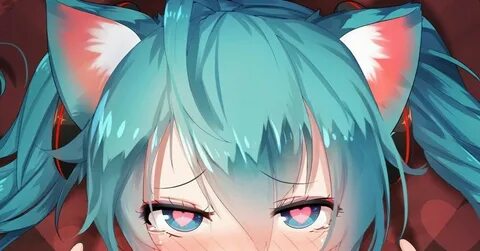 Hatsune Miku Neko art Пикабу