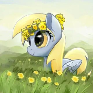 #908421 - artist:scootiebloom, cute, dandelion, derpy hooves