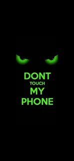 Dont Touch Scary Lock Screen Wallpaper - 1080x2340 Screen wa