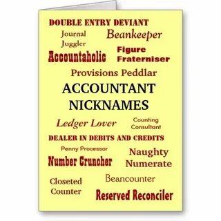 Accountant Joke Nicknames Congratulations Card Zazzle.com Co