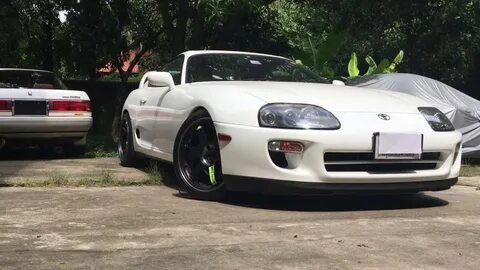 Supra MKIV Active Front Spoiler lip JZA80 HD - YouTube