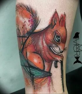 Photo tattoo Squirrel 04.02.2019 № 025 - idea for a squirrel