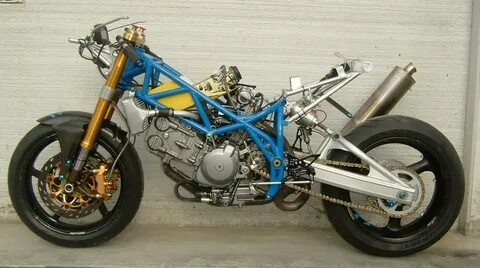 SV650 Custom Built Frame Madness - LWT RACER