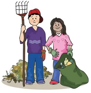 Library of yard work kid clip art black and white png files 