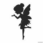 Fairy Silhouette Free Printable