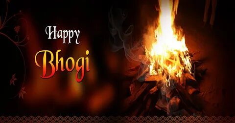 Happy Bhogi Wishes HD Images Wallpapers - Bhogi 2018 SMS Mes
