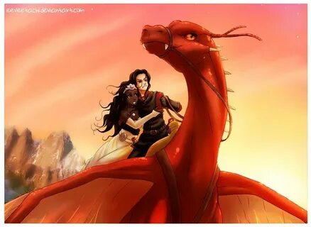 Sunset Flight Eragon fan art, Inheritance cycle, Murtagh era