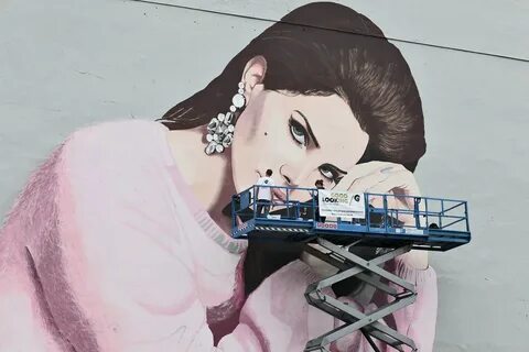 H&M - Lana Del Rey mural Flickr
