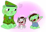 Flippy and Daughters. Happy Tree Friends Amino