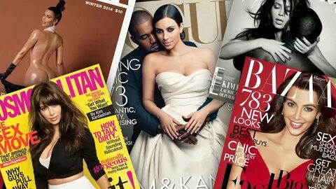 8 Sexiest Kim Kardashian Magazine Covers - YouTube