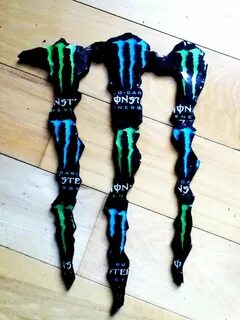 Monster can art Monster energy, Monster crafts, Monster craf