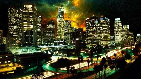 Los Angeles Skyline Wallpapers - 4k, HD Los Angeles Skyline 