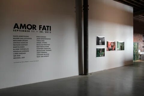 Red Hook, New York - "Amor Fati" group show at Pioneer Works