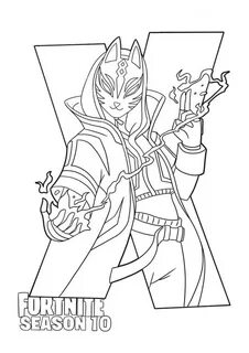 Fortnite Drift Coloring Pages - Coloring Home