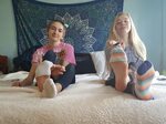Daisy and Sativa Soles Show 8min - foot fetish community