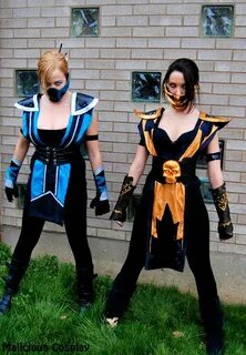 female Sub Zero and Scorpion costumes. I LOVE THEM!!!!! One 