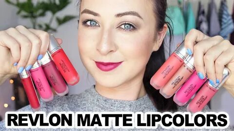 Revlon Ultra HD Matte Lip Color Review & Swatches All 8 shad