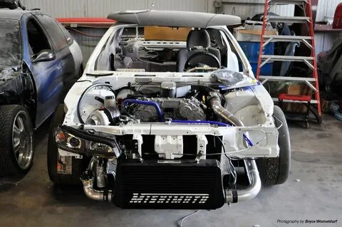 Nissan S14.5 240SX undergoing a turbo VQ swap This S14.5 i. 