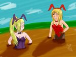 Quicksand Bunny Gals (Attempt at Fast Work) by Lady-of-Mud o