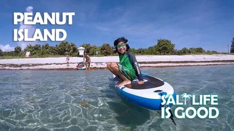 SUP Paddle to Peanut Island Snorkeling with Kids - YouTube