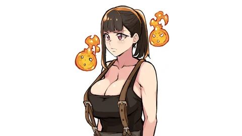 Fire Force Maki Oze Flames 4K Wallpaper #10