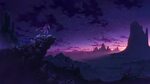 Purple Sky Landscape 1920 x 1080 Anime scenery wallpaper, An