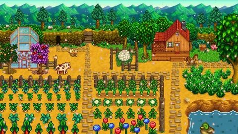 Обои для вашего рабочего стола в стиле Stardew Valley (16 шт