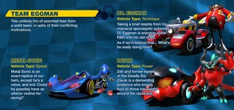 Team Sonic Racing: Instruction Manual - Sonic Games - Sonic 