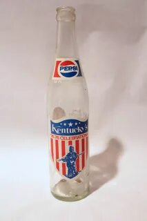 Vintage 1976 Kentucky Celebrations Pepsi Glass Soda Bottle E