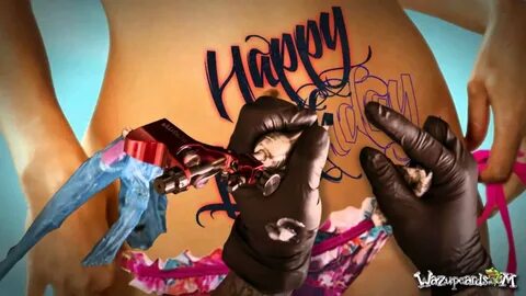 HAPPY BIRTHDAY - Tattoo Female - YouTube