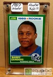 1989 Barry Sanders Rookie Card - 1989 Barry Sanders Topps Ca