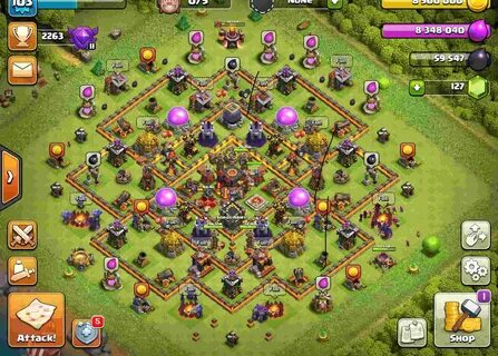 Clash of clans - Town Hall 10 Farming Base design TH10 COC -