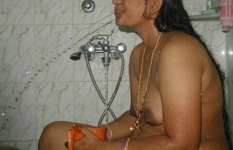 Saggy boobs indian bath