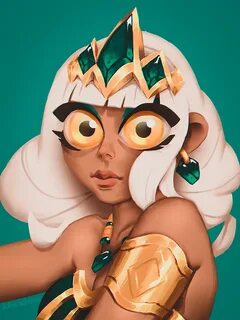 Qiyana from League of Legends on Behance