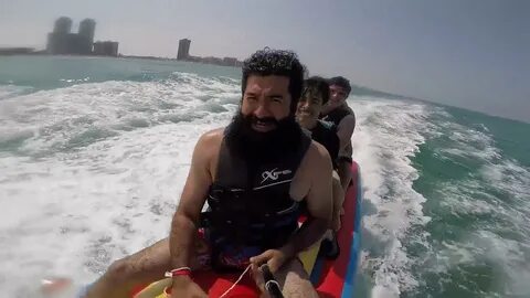 Banana boat ride on South Padre Island - YouTube